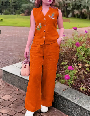 glmour and culture Women Shirt Palazzo Set
