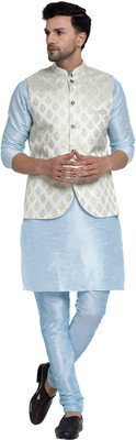 TS Lifestyle Men Kurta Pyjama Ethnic Jacket Set