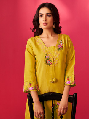 Indo Era Women Kurta Pant Set