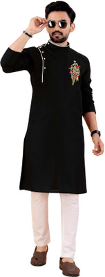 KC KUNJ CREATION Men Kurta Pyjama Set