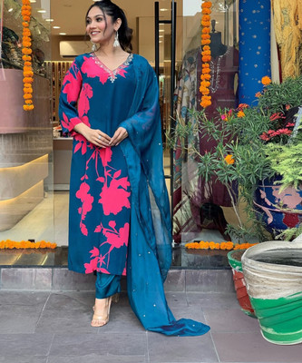 Divastri Women Kurta Pant Dupatta Set