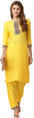 kit villa Women Kurta Pant Set