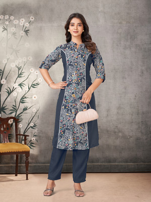 Hirvanti Fashion Women Kurta Palazzo Set