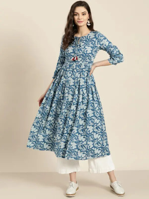 Bhawanaprint Women Kurta Palazzo Set