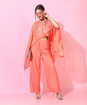 Vishudh Women Ethnic Top Pant Set