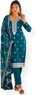 Kedar Women Kurti Pant Attached Dupatta Set