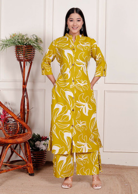 YKCFASHION Women Kurti Palazzo Set