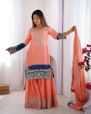 Tasrika Women Kurta Sharara Dupatta Set
