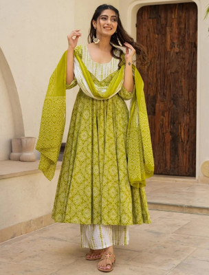 Kedar Fab Women Kurta Palazzo Dupatta Set