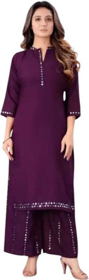 VIRASAT ENTERPRISE Women Kurta Palazzo Set