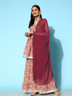 Stylum Women Kurta Sharara Dupatta Set