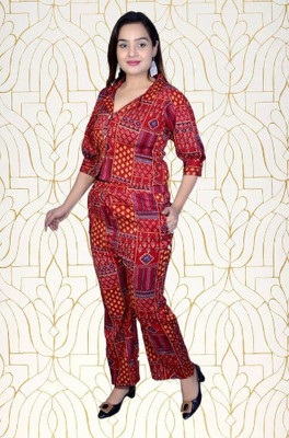 MISS BALIKA Women Crop Top Palazzo Set