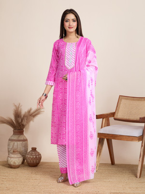 Women Basket Women Kurta Pant Dupatta Set