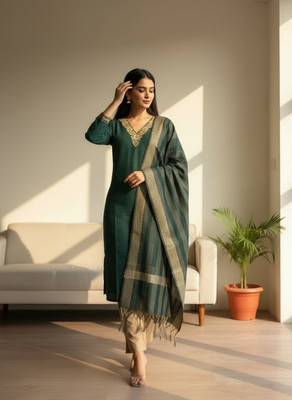 UMAR CLOTHING Women Kurta Pant Dupatta Set