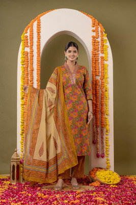 AABHARAN COLLECTIONS Women Kurti Pant Dupatta Set