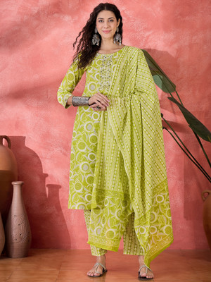 Sangria Women Kurta Pant Dupatta Set