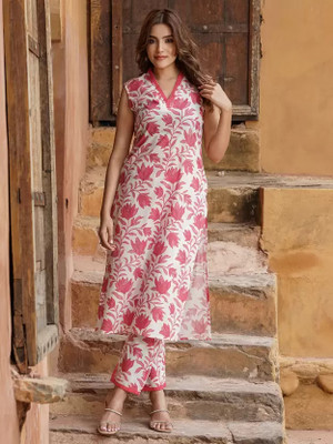 Lamba Creations Women Kurta Pant Set