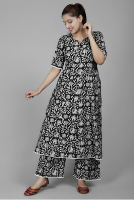 Harivastra Women Kurta Palazzo Set