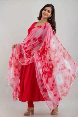 VMS Fashion Women Kurta Churidar Dupatta Set