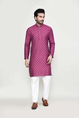 POLY2FAB Men Kurta Pyjama Set