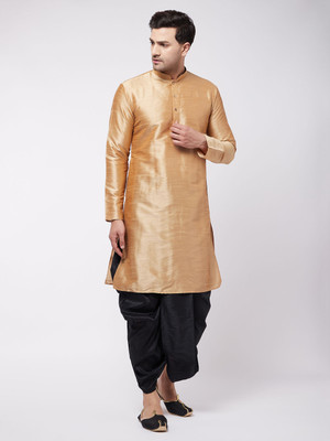 VASTRAMAY Men Kurta Dhoti Set