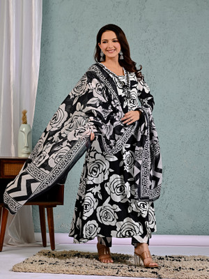 Muktika Women Kurti Pant Dupatta Set