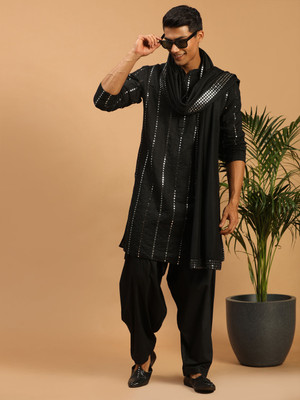 VASTRAMAY Men Kurta Pyjama Set