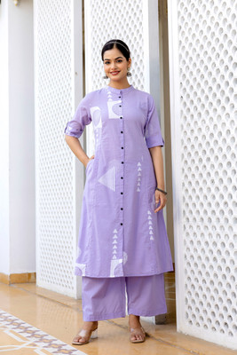 ANANTE Women Kurti Palazzo Set
