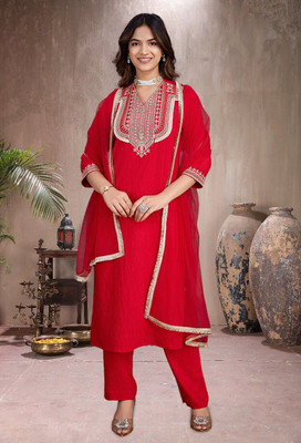 Fabian Fashion Women Kurta Pant Dupatta Set
