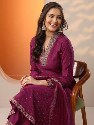 LIBAS Women Kurta Pant Dupatta Set