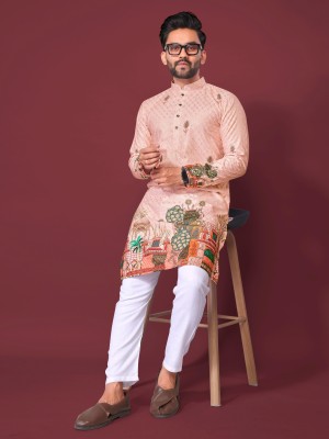 AKSHAT CREATION Men Kurta Pyjama Set