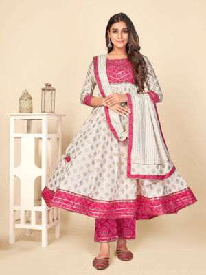 VBUYZ Women Kurta Pant Dupatta Set