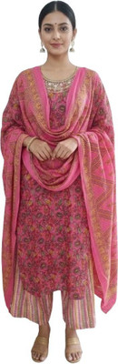 Warda boutique Women Kurti Pant Dupatta Set