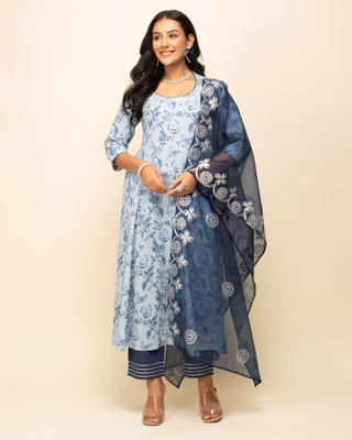 FIORRA Women Kurta Pant Dupatta Set