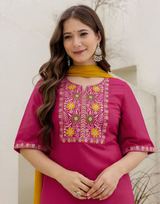 Divastri Women Kurta Pant Dupatta Set