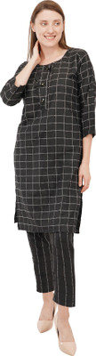 Velvet fashion Women Kurti Pant Set