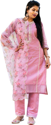 QUMASH Women Kurta Pant Dupatta Set