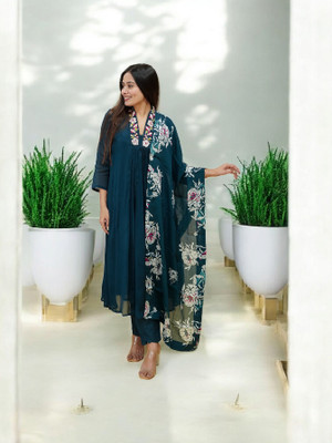 Fidhara Women Kurta Pant Dupatta Set