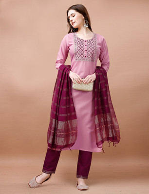 Yash Fashion Printed Kurta, Trouser/Pant & Dupatta Set