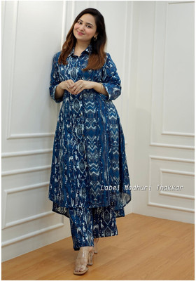 Somapah Women Kurta Palazzo Set