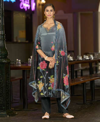 MOJILAA Women Kurta Pant Dupatta Set