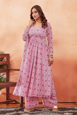 Odd by chansi Trendz Women Kurta Palazzo Dupatta Set