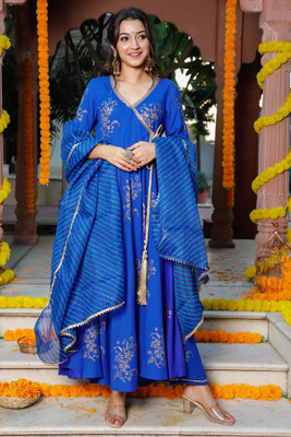 INDI INSIDE Women Kurta Pant Dupatta Set