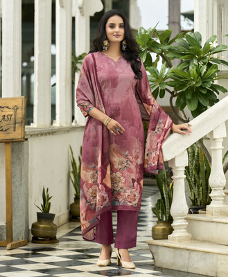 MOJILAA Women Kurta Pant Dupatta Set