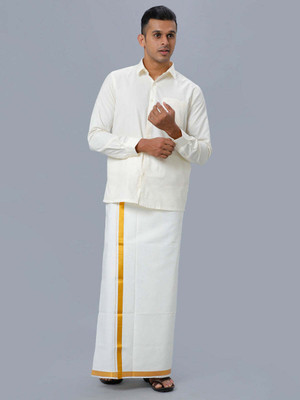Ramraj Cotton Men Shirt Dhoti Set
