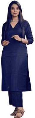 Naturetextiles Women Kurta Pant Set