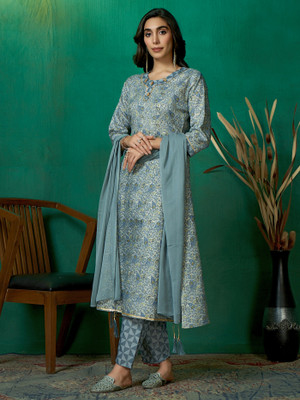 Sangria Women Kurta Pant Dupatta Set