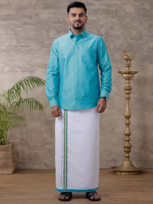 Ramraj Cotton Men Shirt Dhoti Set