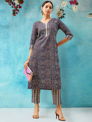 SUNART FAB Women Kurta Pant Set
