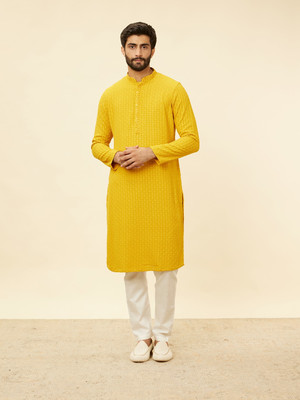MANYAVAR Men Kurta Pyjama Set